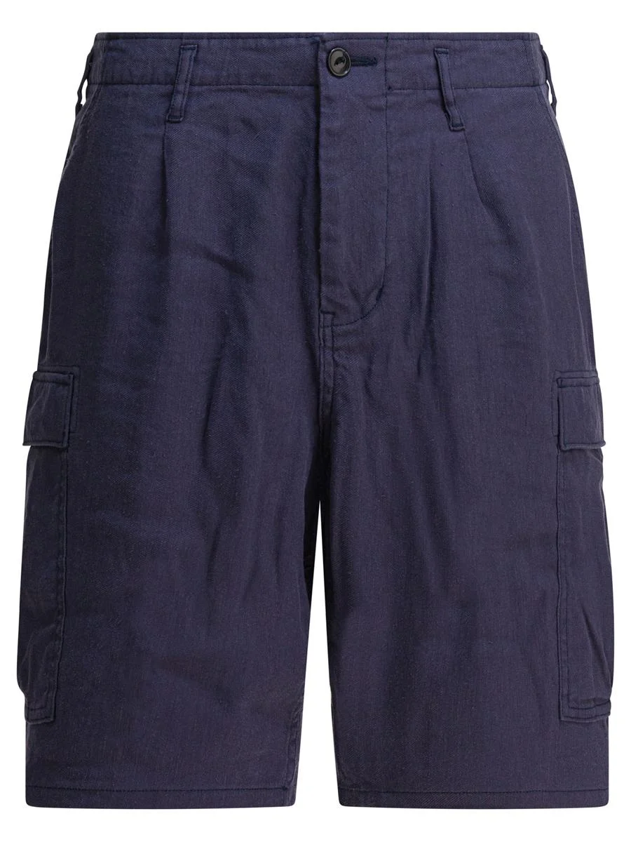 Nonnative Linen Cargo Shorts - 1