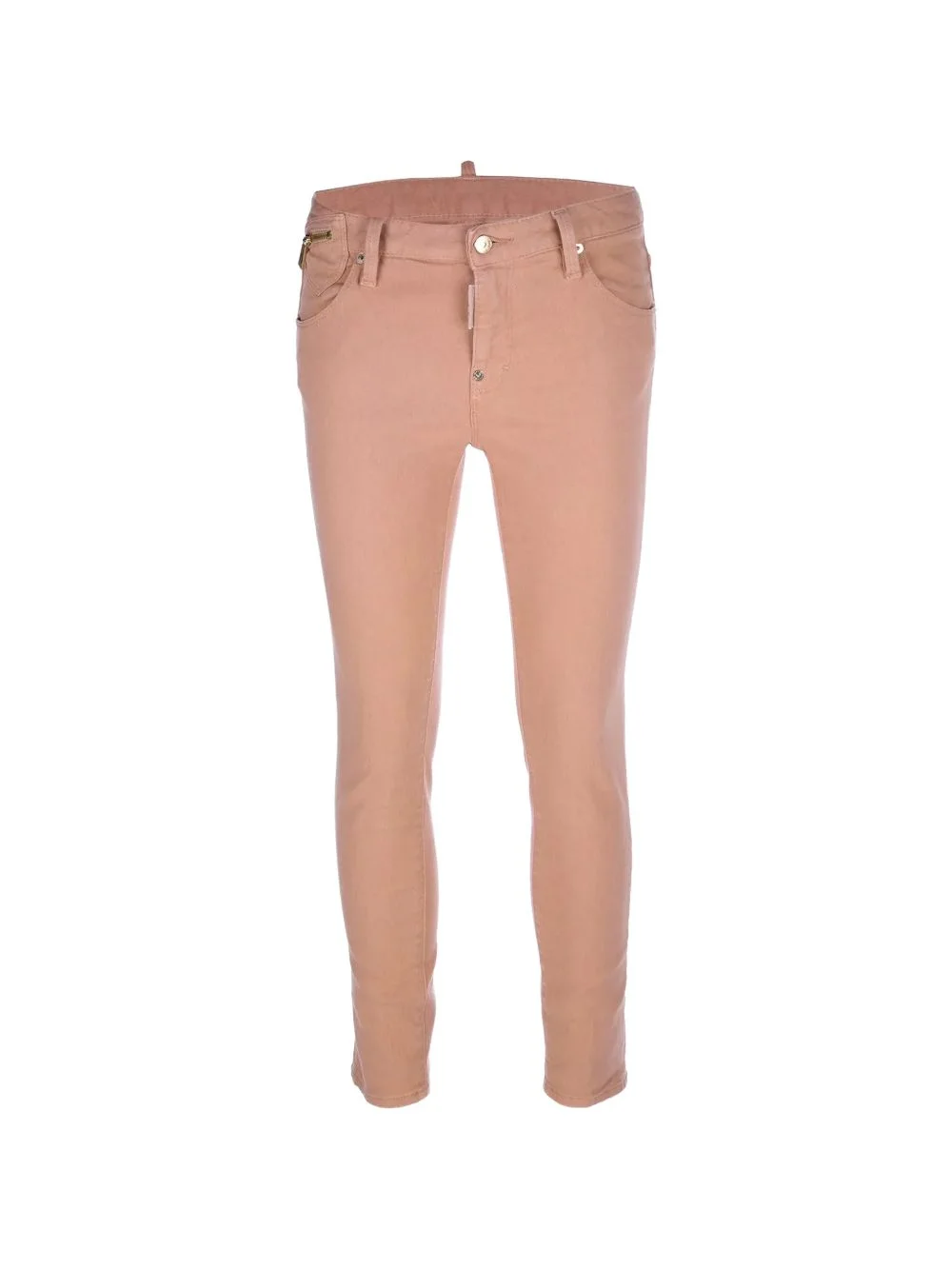 logo-patch skinny jeans - 1