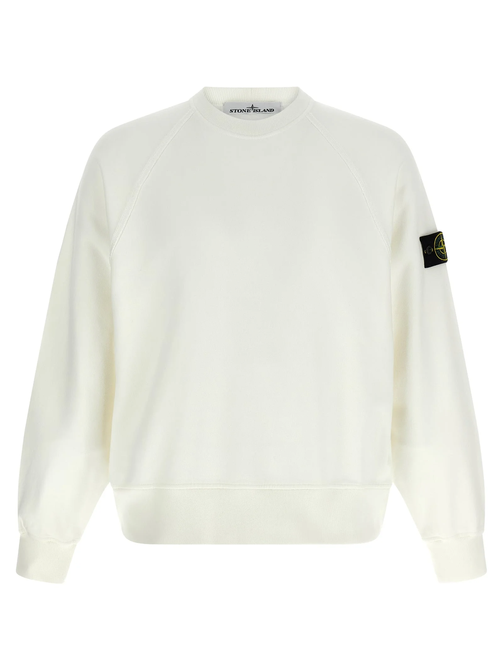 Logo Badge Sweatshirt White - 1