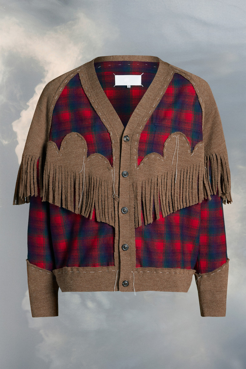 Pendleton fringe cardigan 1