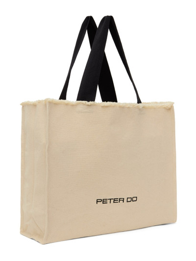 PETER DO Off-White Classic Tote outlook