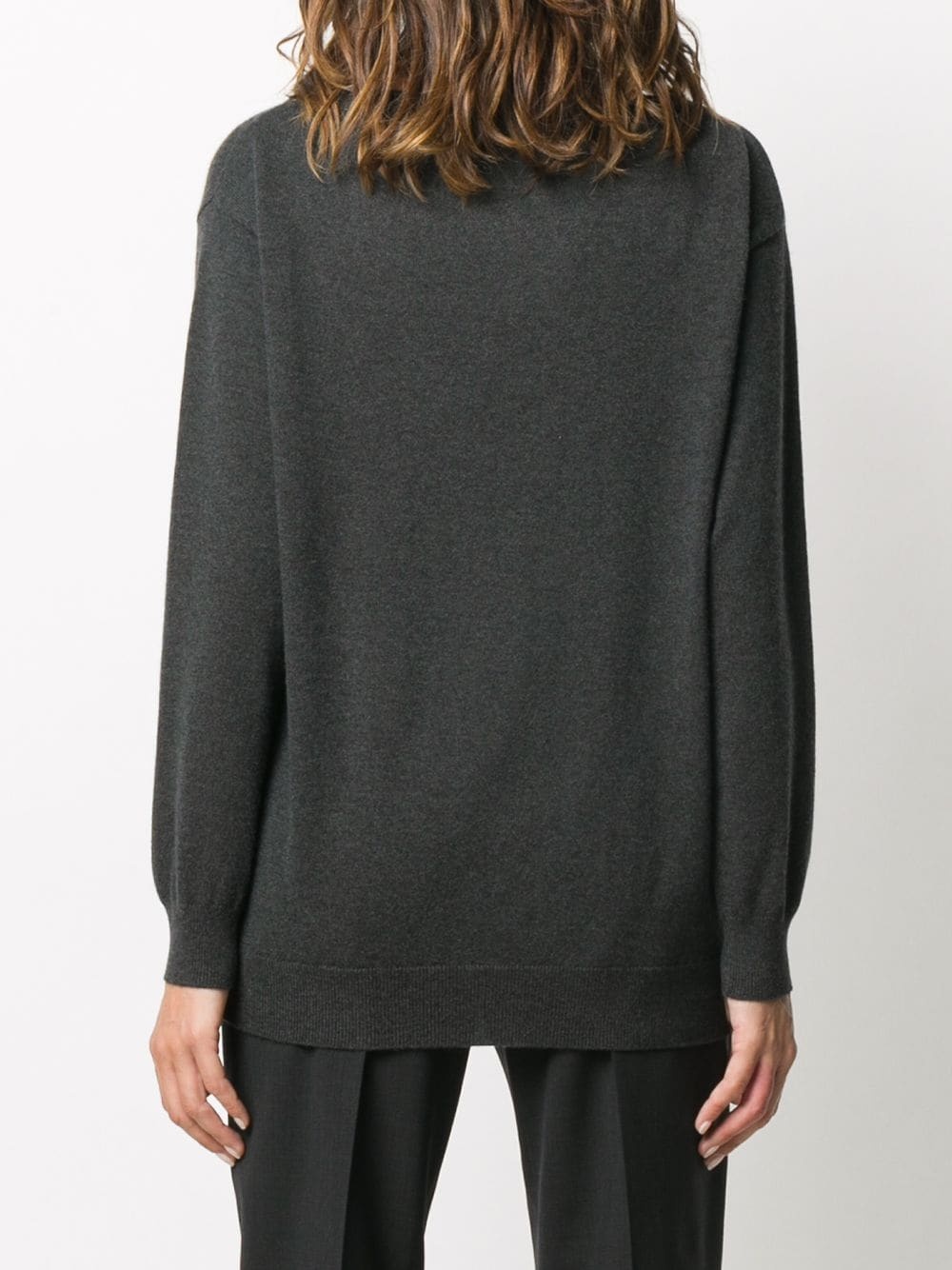 cashmere relaxed jumper - 4