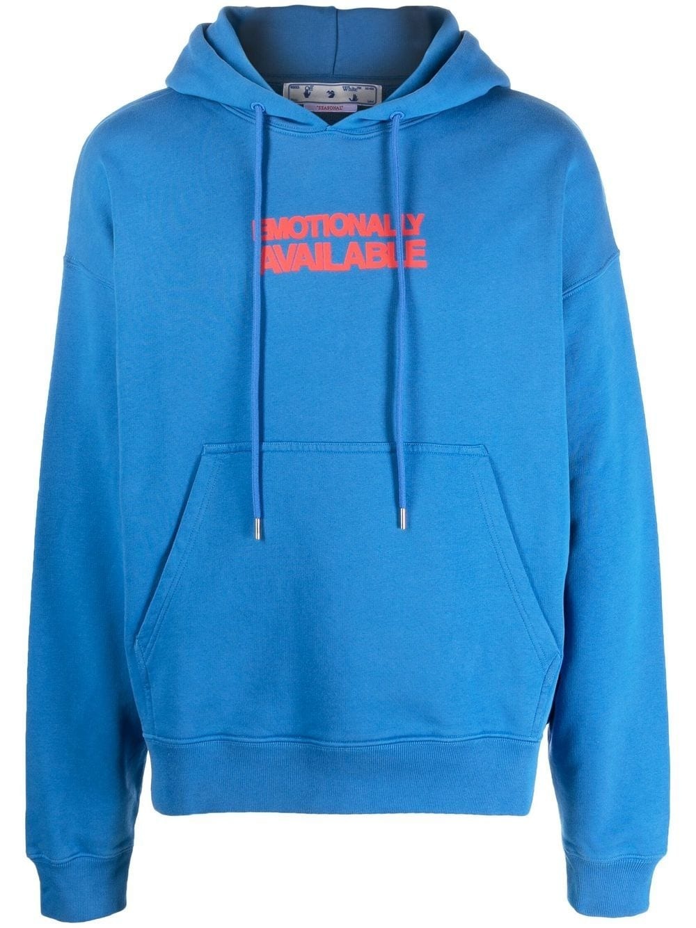 Arrows slogan print hoodie - 1