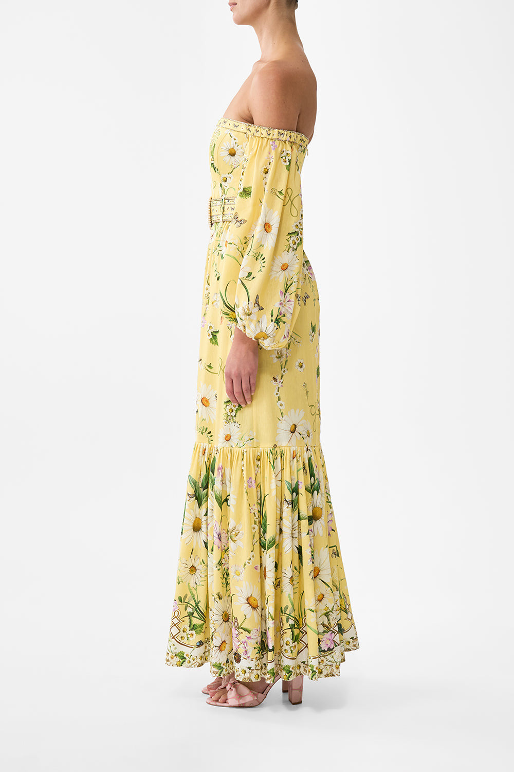 PUFF SLEEVE CORSET DRESS - 4