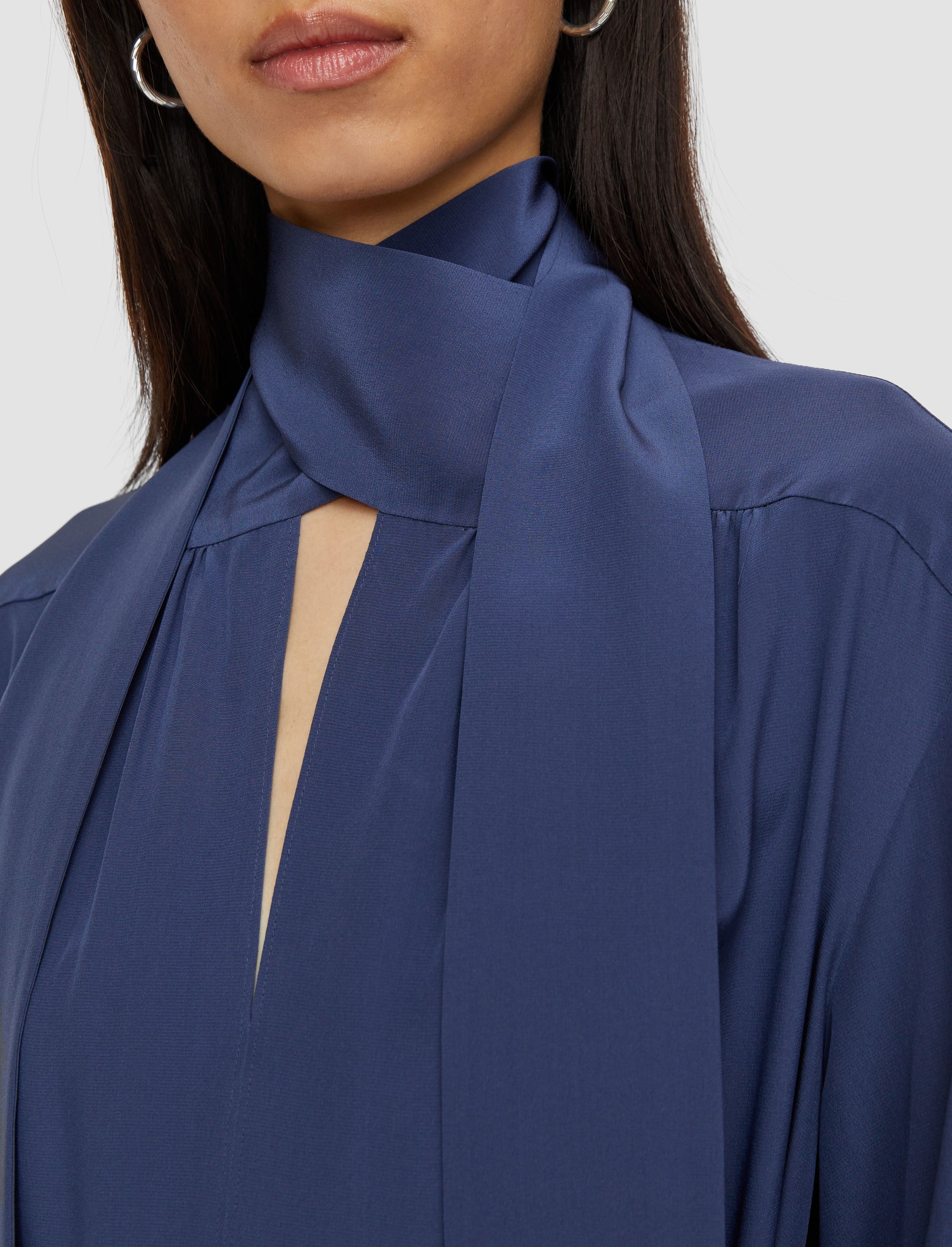 Bolero Silk Crepe de Chine Dress - 4