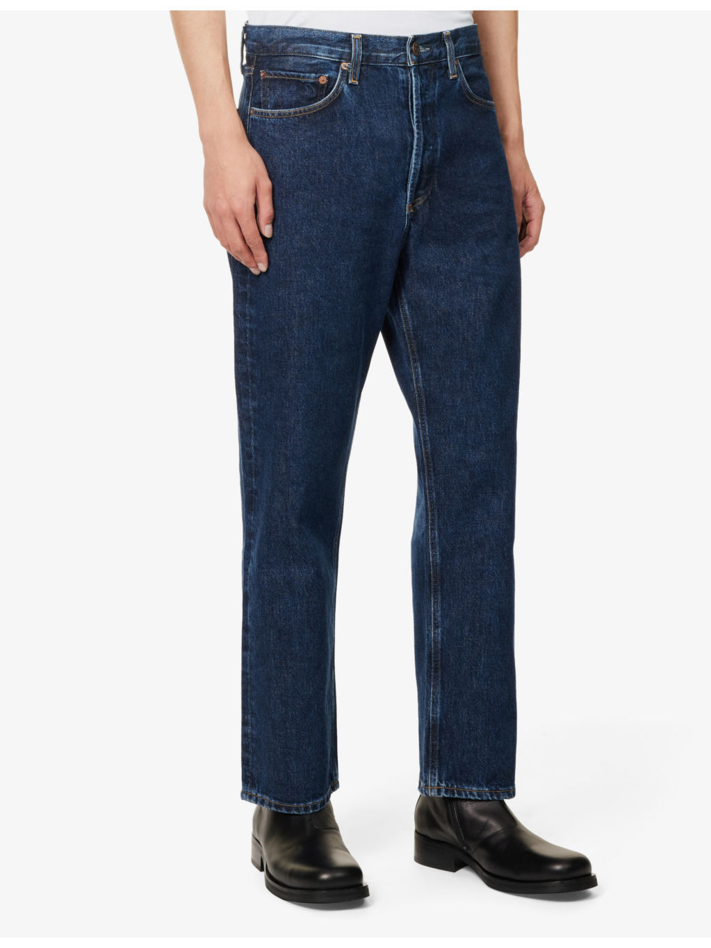 90's straight-leg loose-fit recycled-denim jeans - 3