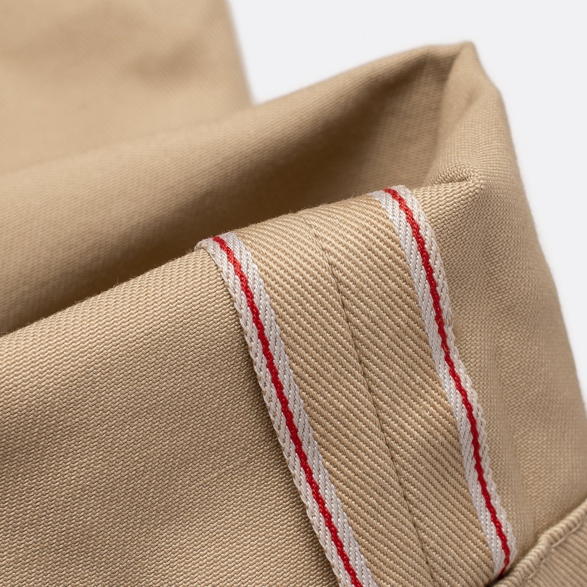 IH-717-KHA 9oz Mercerised Selvedge Cotton Chinos - Khaki - 6