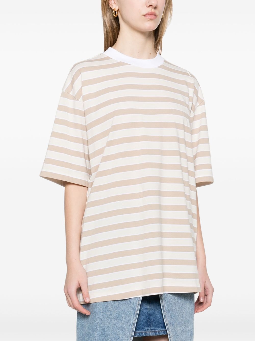 striped T-shirt - 3