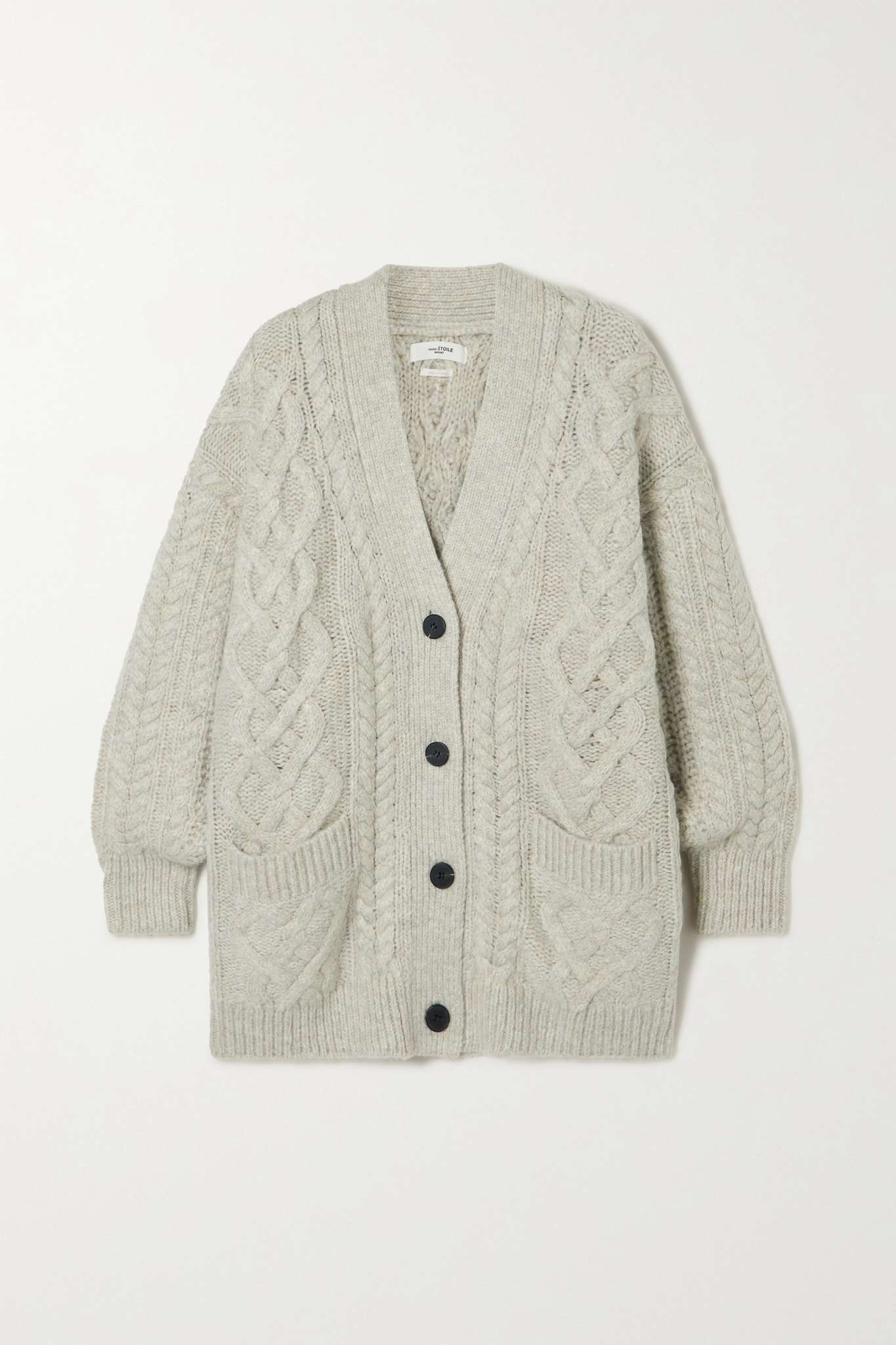 Roswell cable-knit cardigan - 1