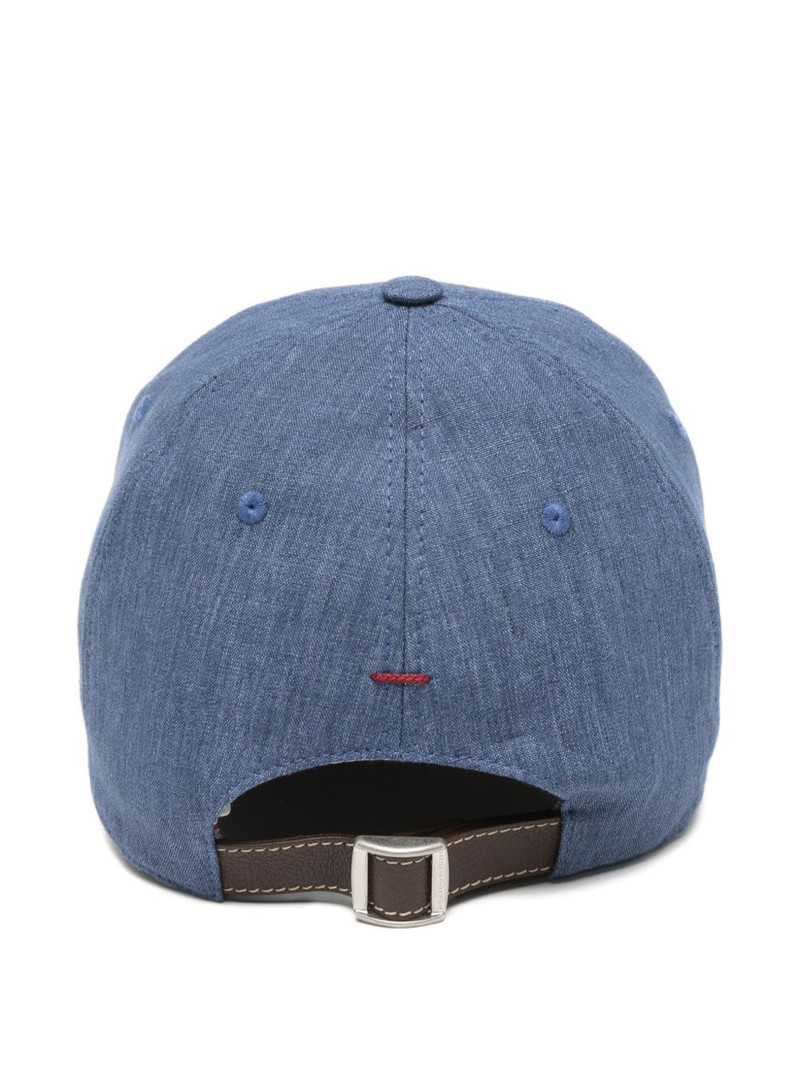 Brunello Cucinelli logo baseball cap outlook
