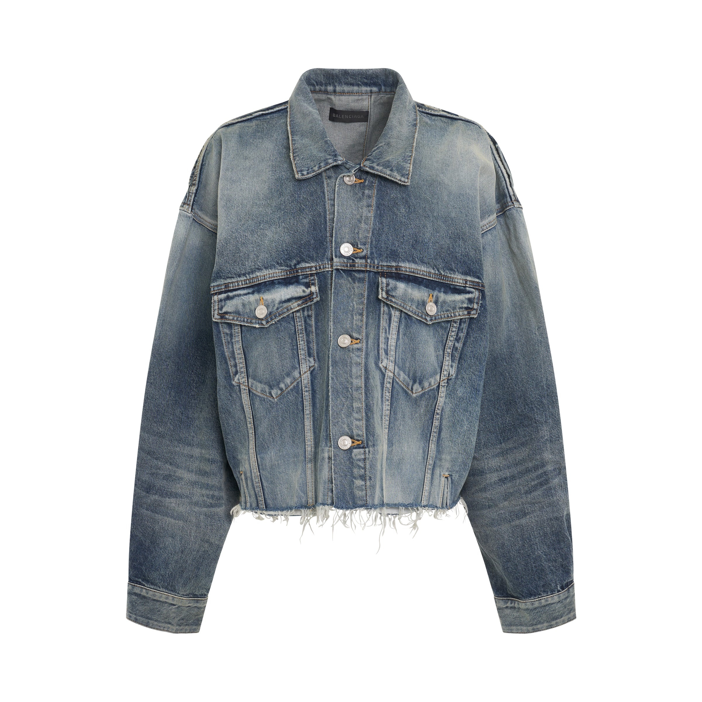 Deconstructed Jacket in Pale Blue - 1