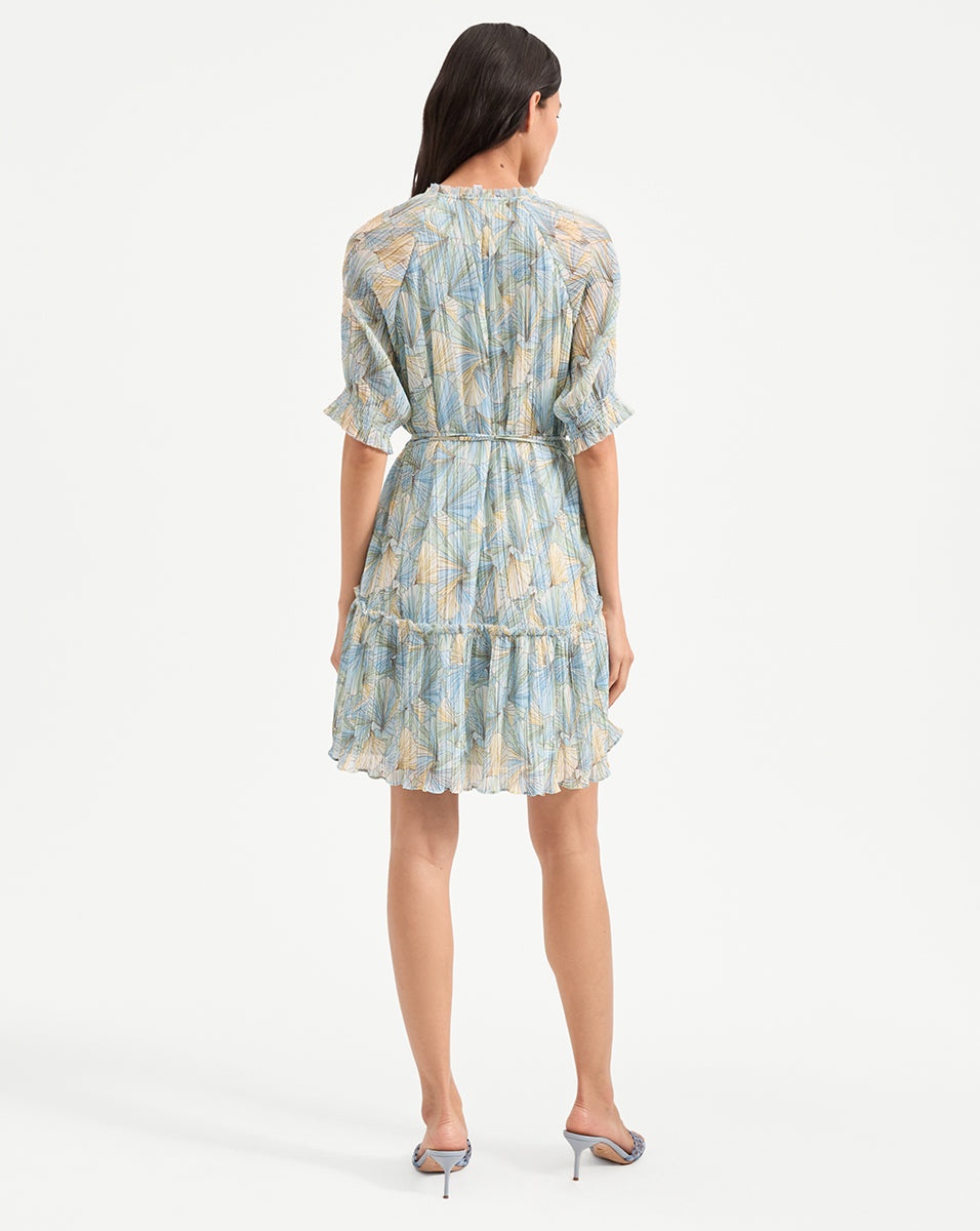 DORRIE PLEATED MINI DRESS - 6