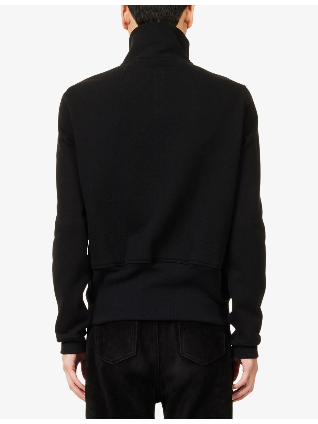 Bauhaus Long-Sleeve Cotton-Jersey Zipped Sweatshirt - 4