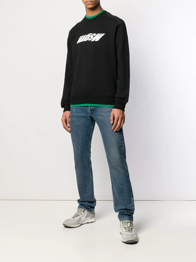 MSGM logo graphic sweatshirt outlook