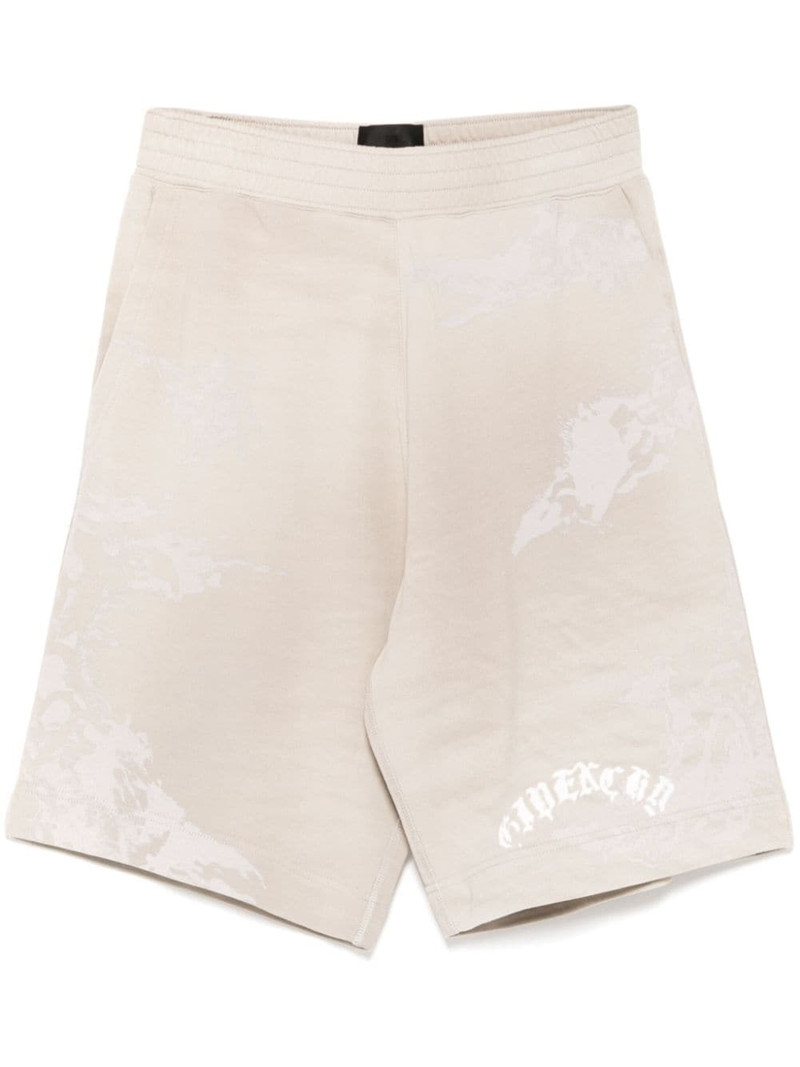 graphic-print shorts 1