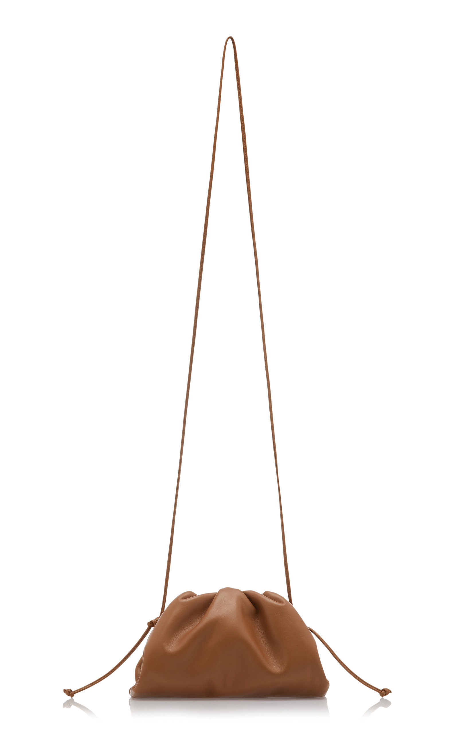 The Mini Pouch Leather Clutch brown - 1