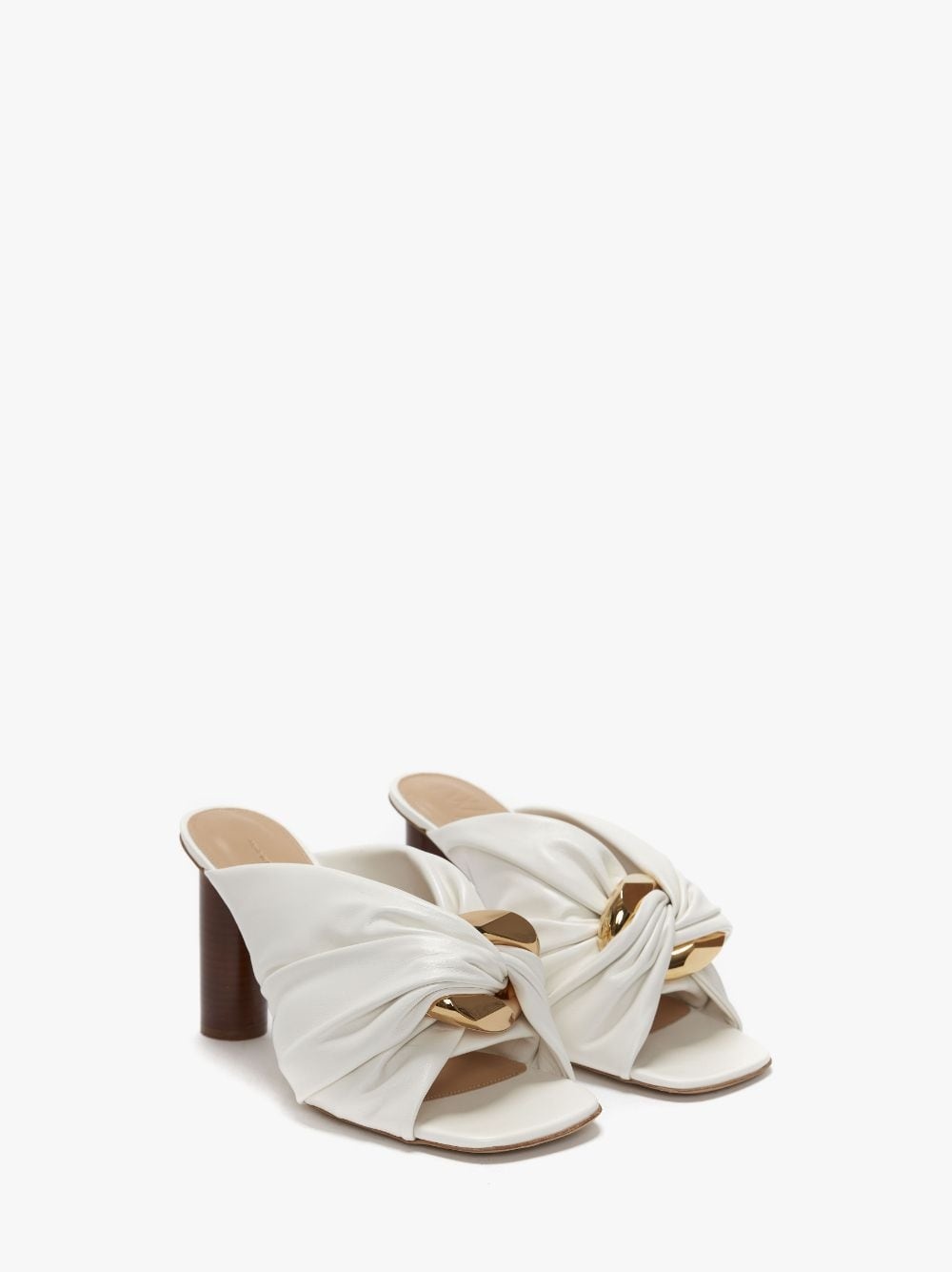 CORNER LEATHER MULES - 2