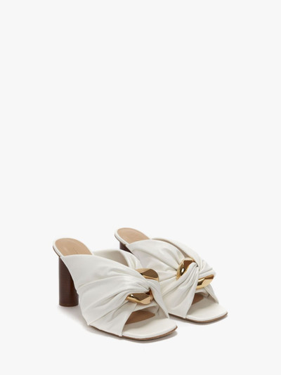 JW Anderson CORNER LEATHER MULES outlook