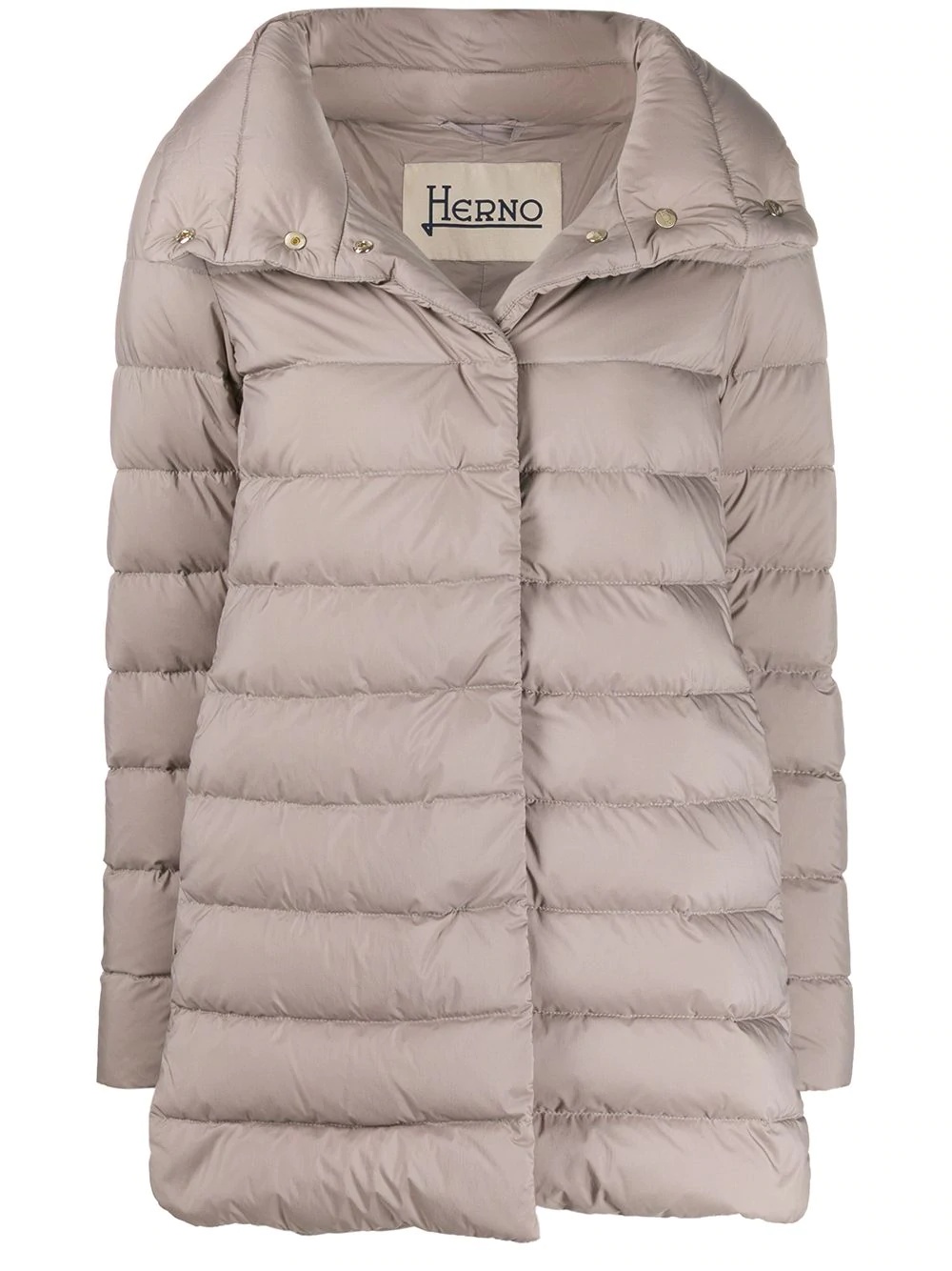 high neck padded jacket - 1