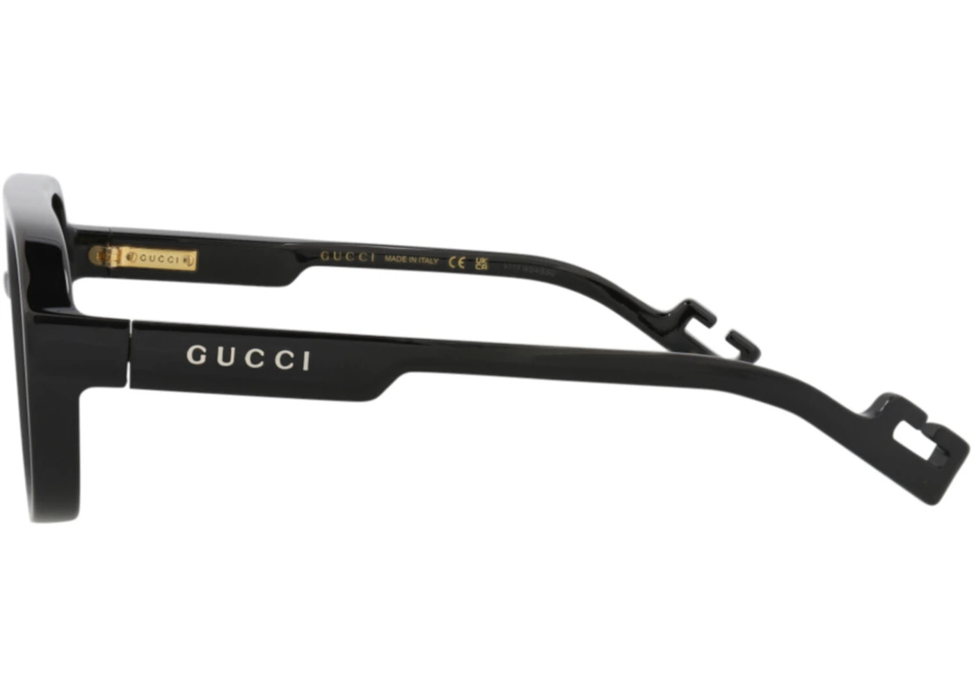Gucci Aviator Sunglasses Black/Black/Silver (GG1239S-30013509-002) - 3