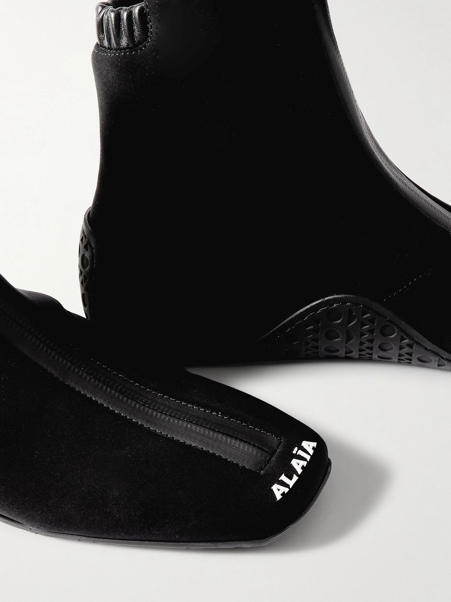 Basket neoprene high-top sneakers Black - 4