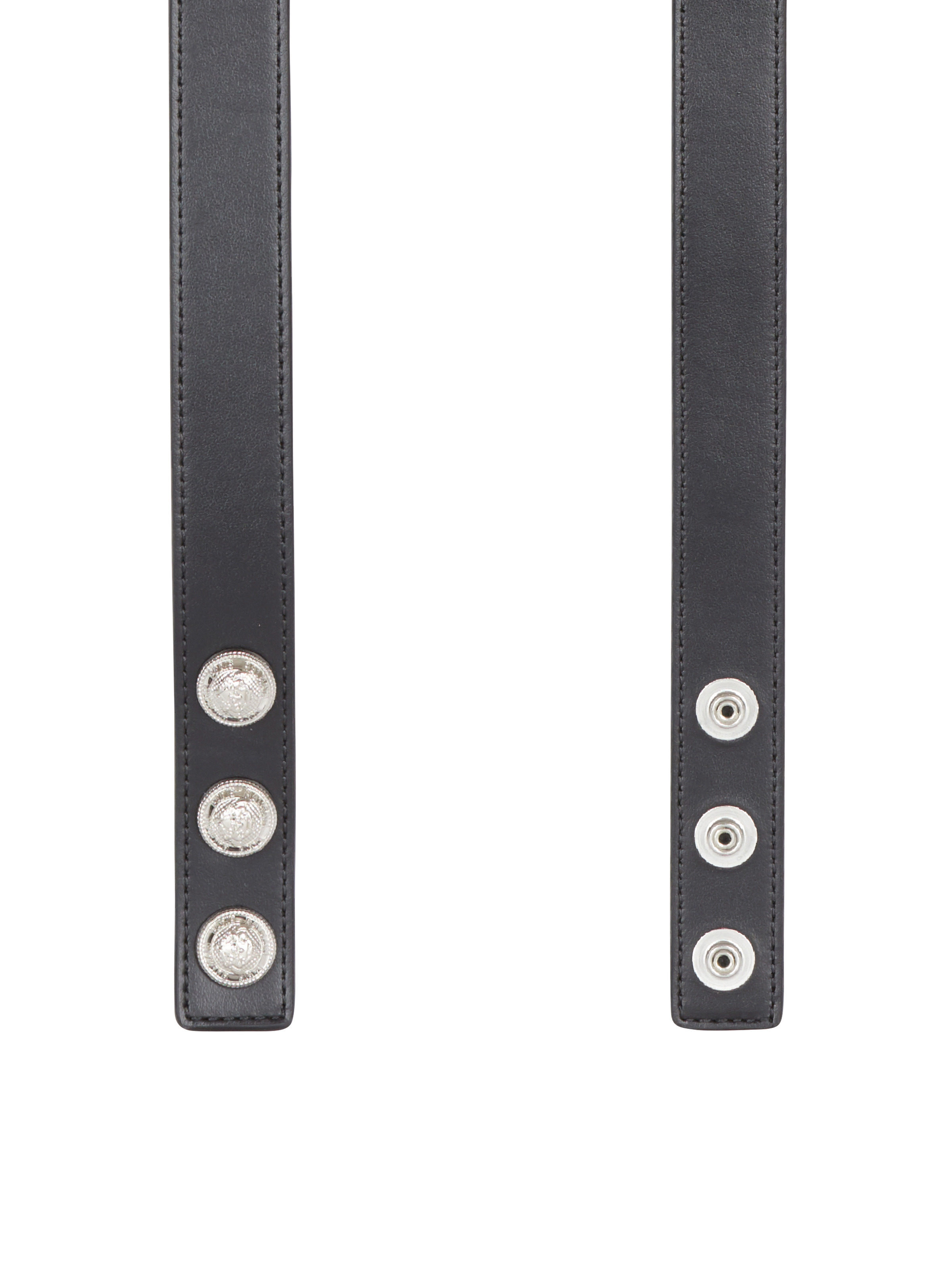 Western leather and crystal belt - 4