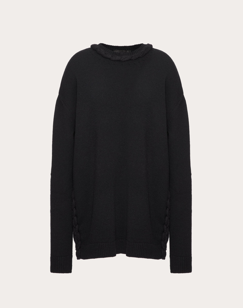 EMBROIDERED WOOL SWEATER - 1