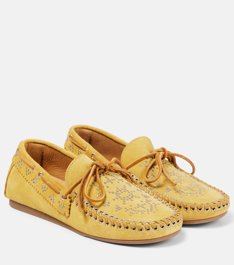 Freen embellished suede moccasins - 1