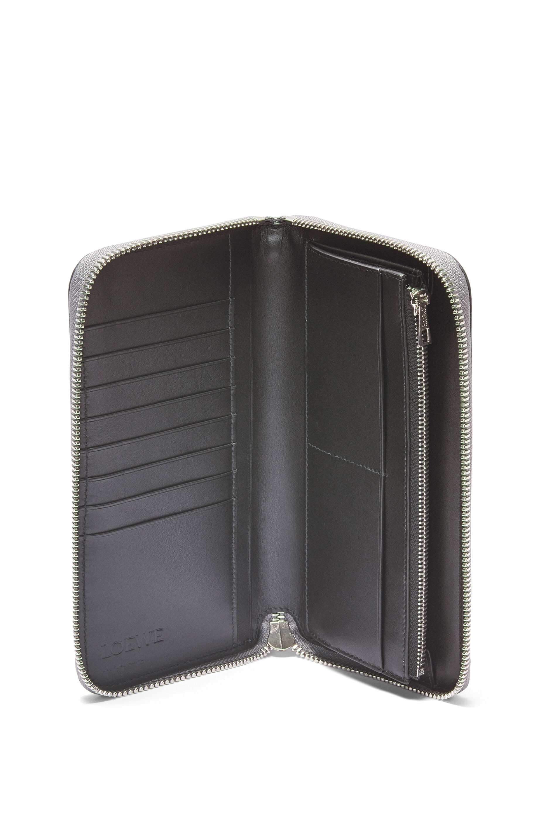 Puzzle stitches open wallet in smooth calfskin - 2