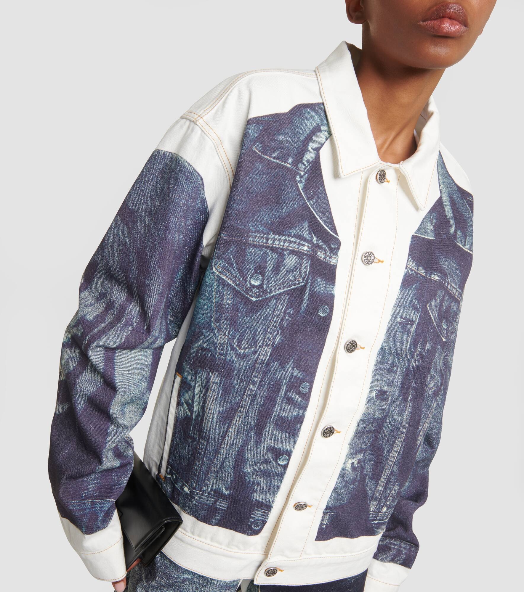 Tattoo denim jacket - 6