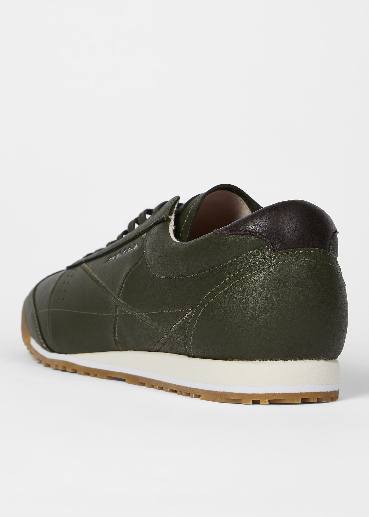 Khaki 'Mestre' Trainers - 4