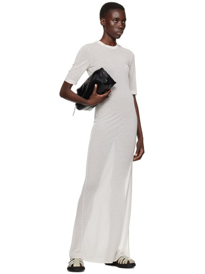 AMI Paris Off-White Slit Maxi Dress outlook