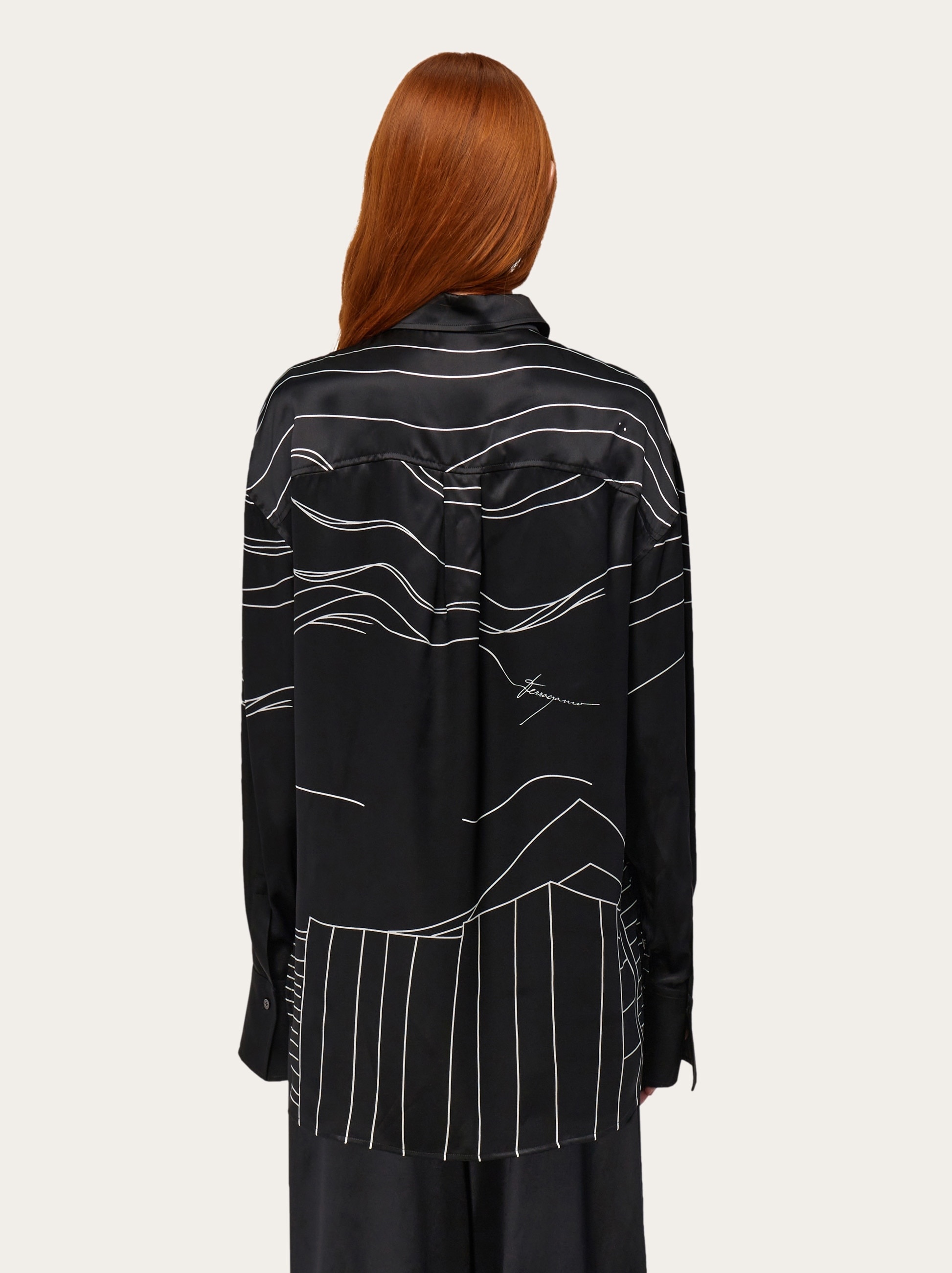 Printed silk shirt - 4