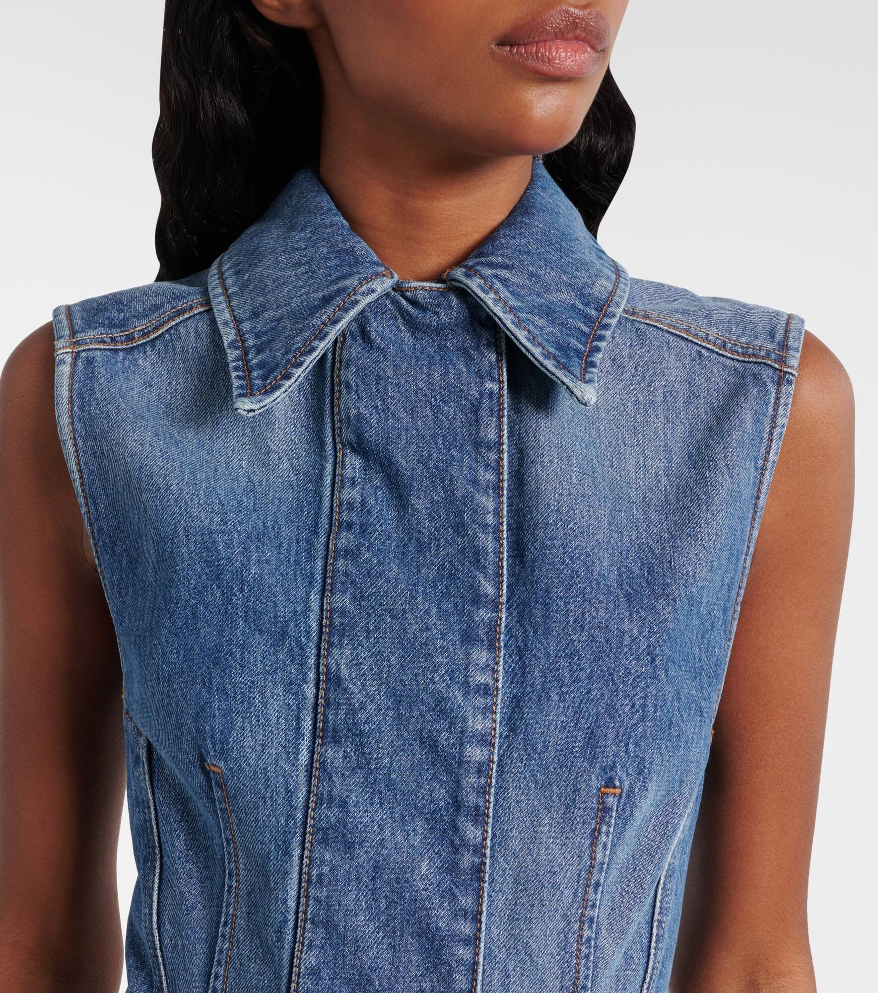 Carabo denim minidress - 4