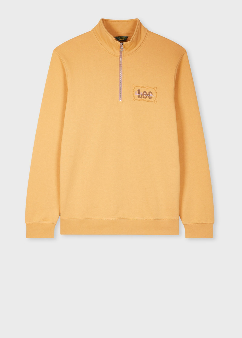 Paul Smith + Lee® Ochre Quarter Zip Sweatshirt 1