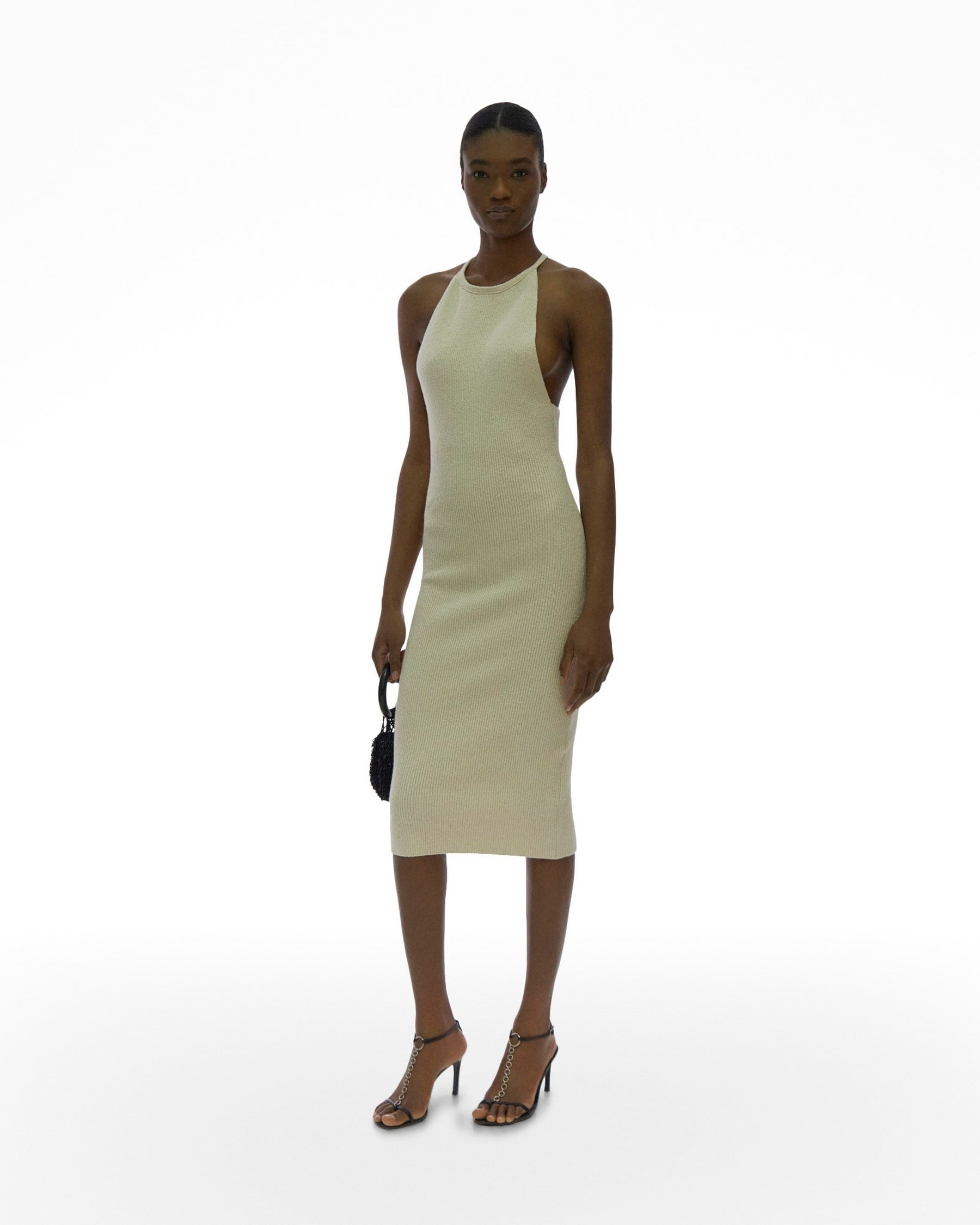 BEADED RIB TANK DRESS - 5