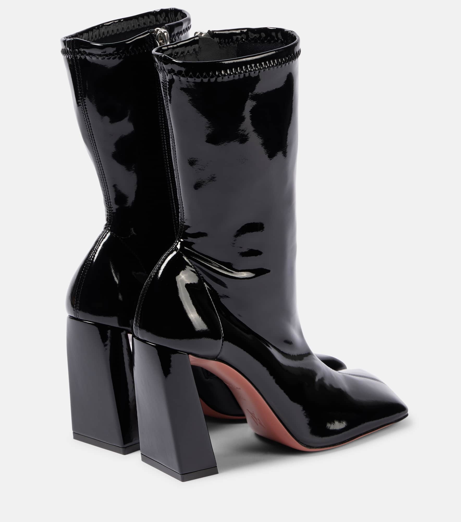 Marine 95 latex ankle boots - 2
