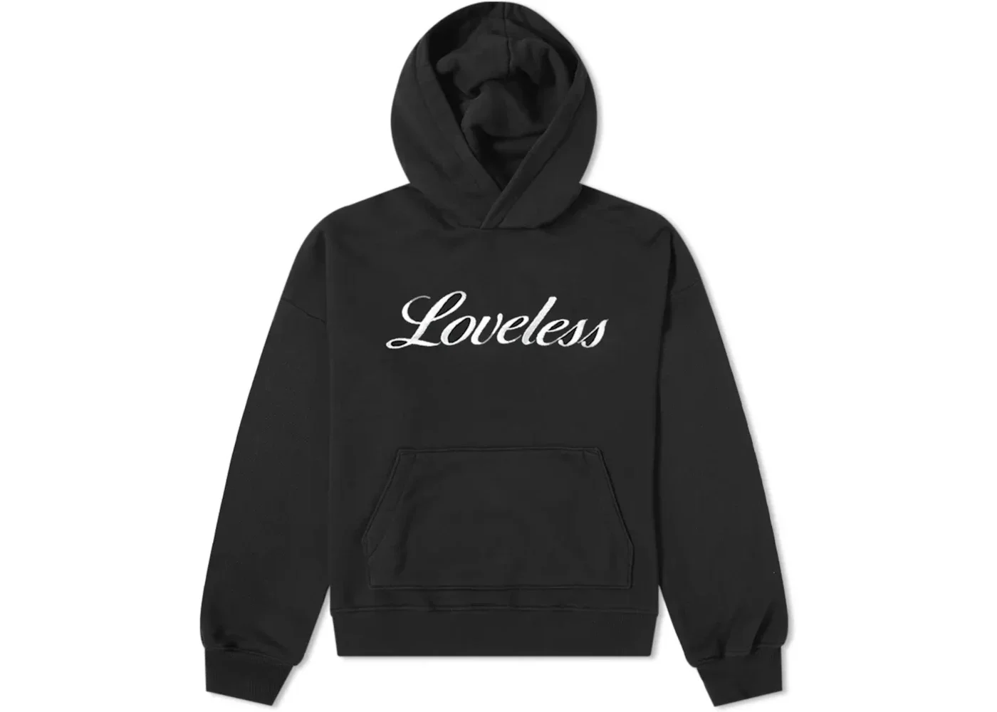 AMIRI Loveless Embroidered Hoodie Black - 1