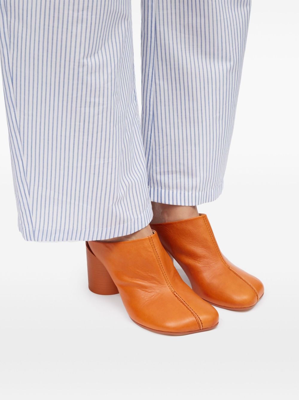 anatomic-toe leather mules - 6