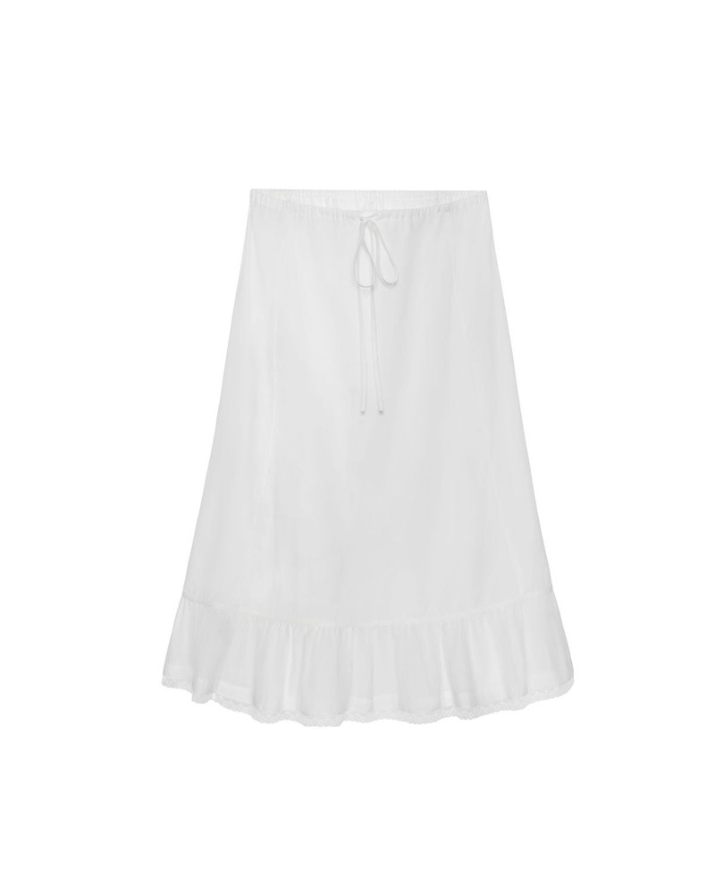 The Petticoat: Cotton Voile White 6