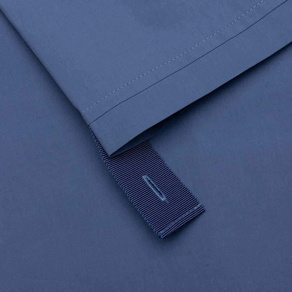 QUILTED POCKET POLO TOP - LIGHT INDIGO - 5