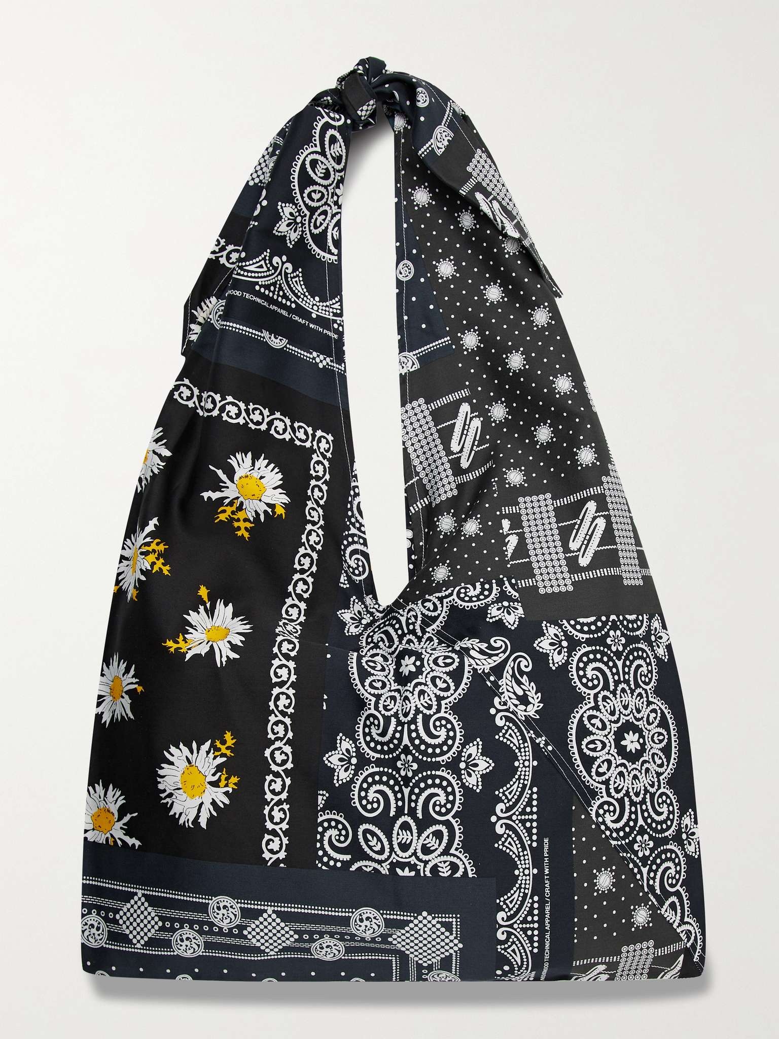 Bandana-Print Cotton-Voile Tote Bag - 4