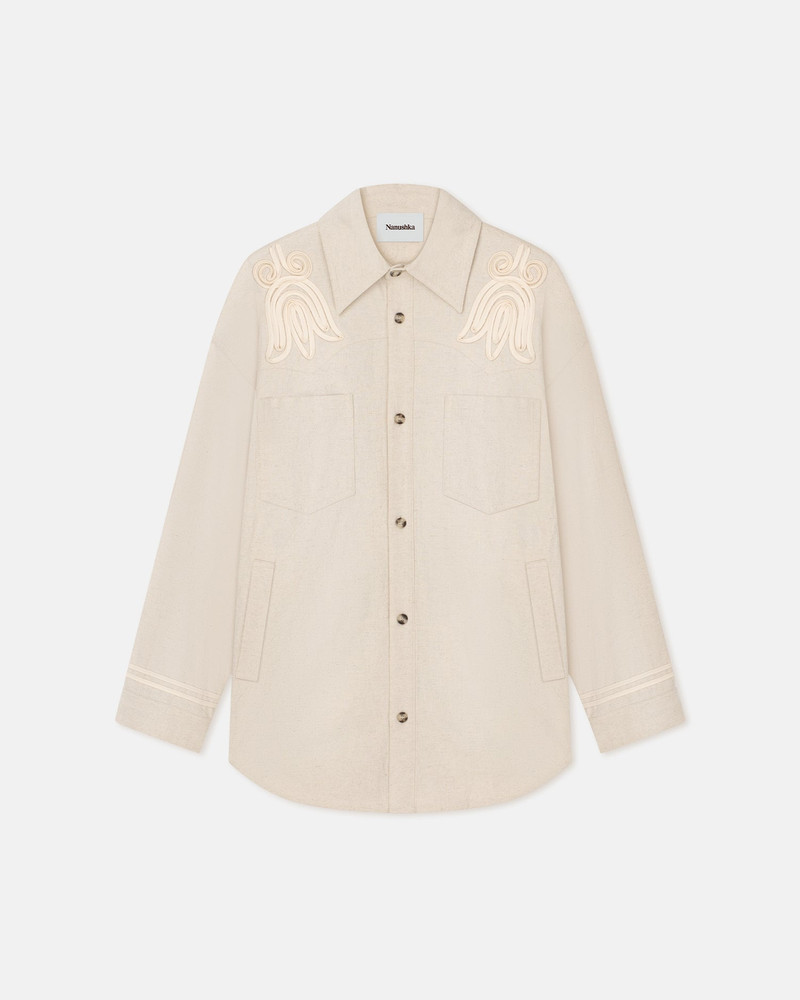 Embroidered Washed Canvas Jacket 1