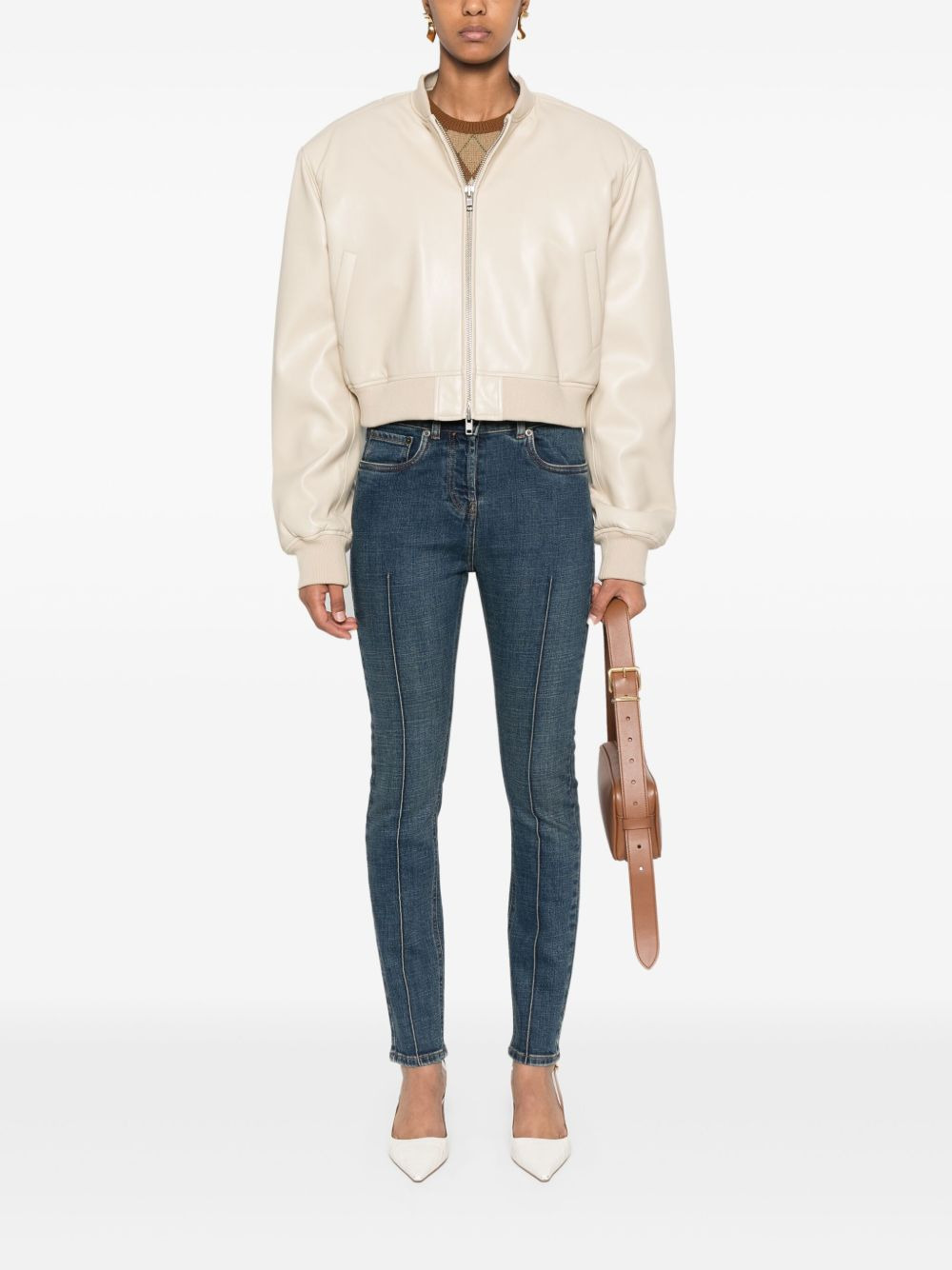 cropped jeans - 2