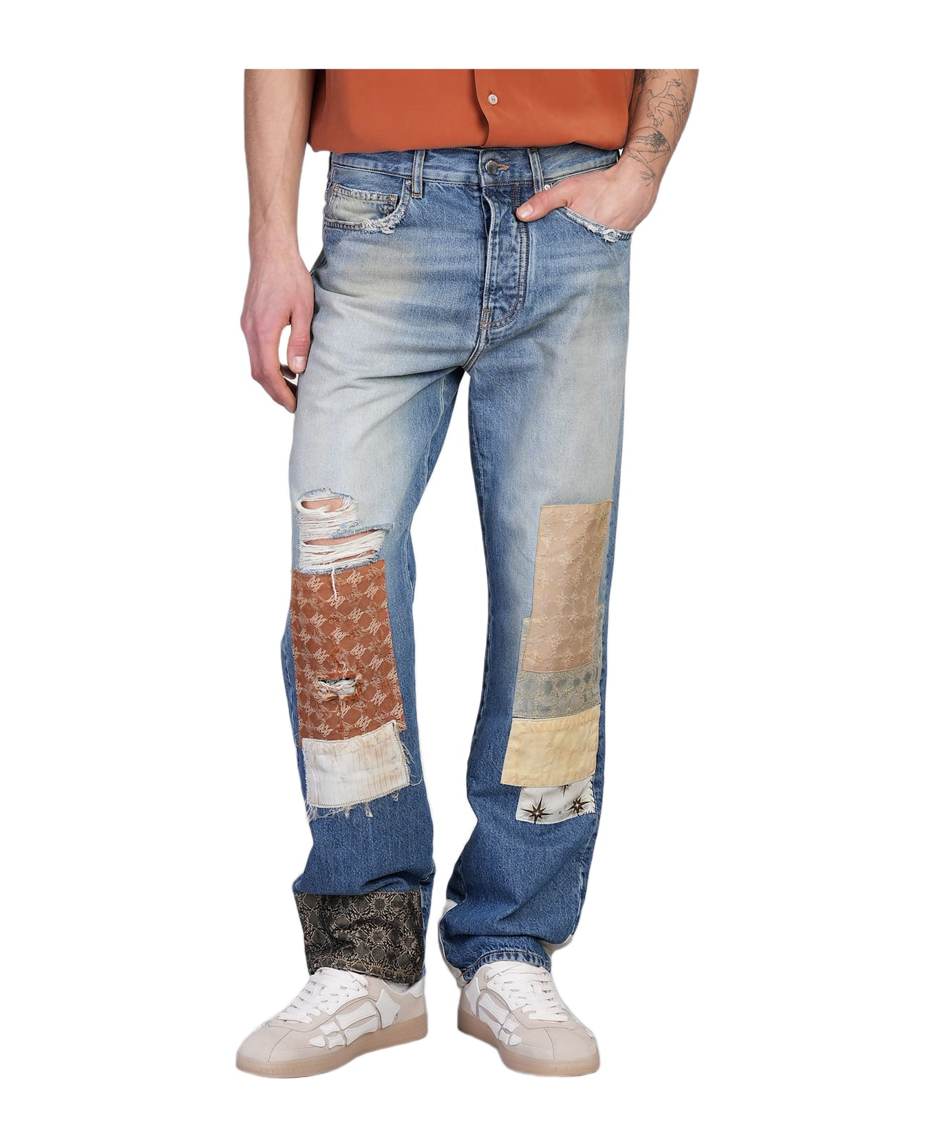 Jeans In Blue Denim - 1
