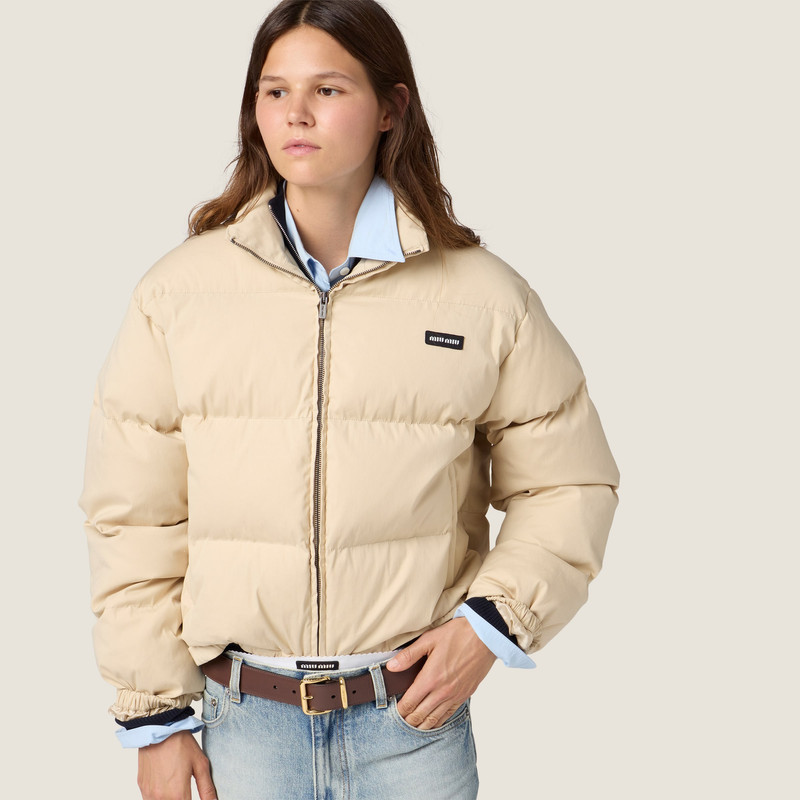Poplin down jacket 6