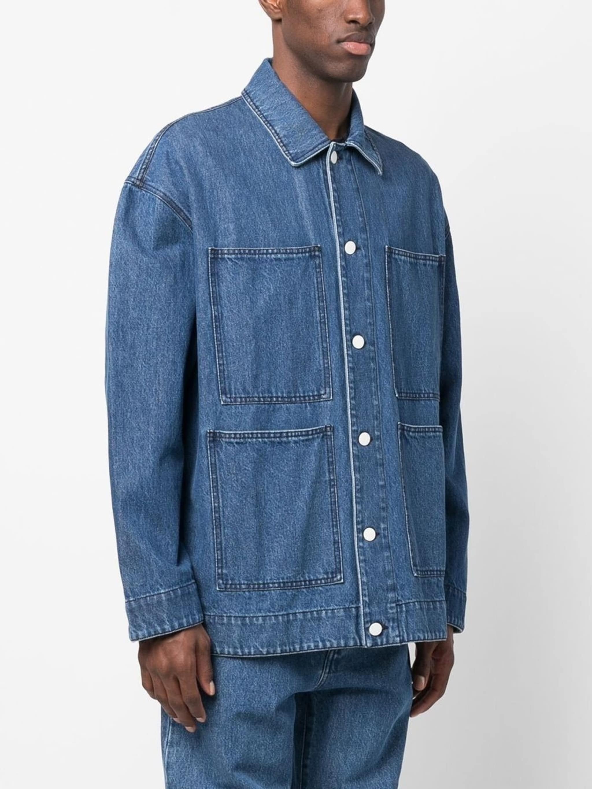 SUNNEI washed-denim shirt jacket | eraldo | REVERSIBLE