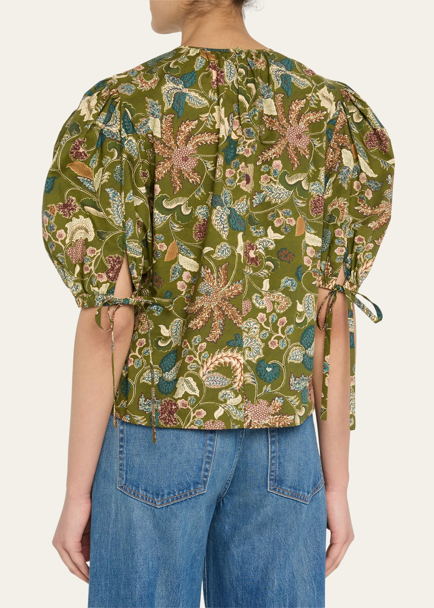 Coralie Puff-Sleeve Blouse - 3