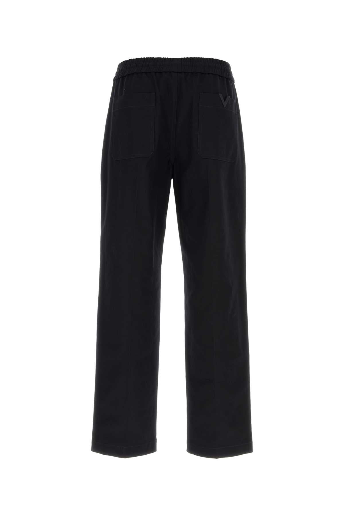 Valentino Garavani Men Midnight Blue Stretch Cotton Pant - 2