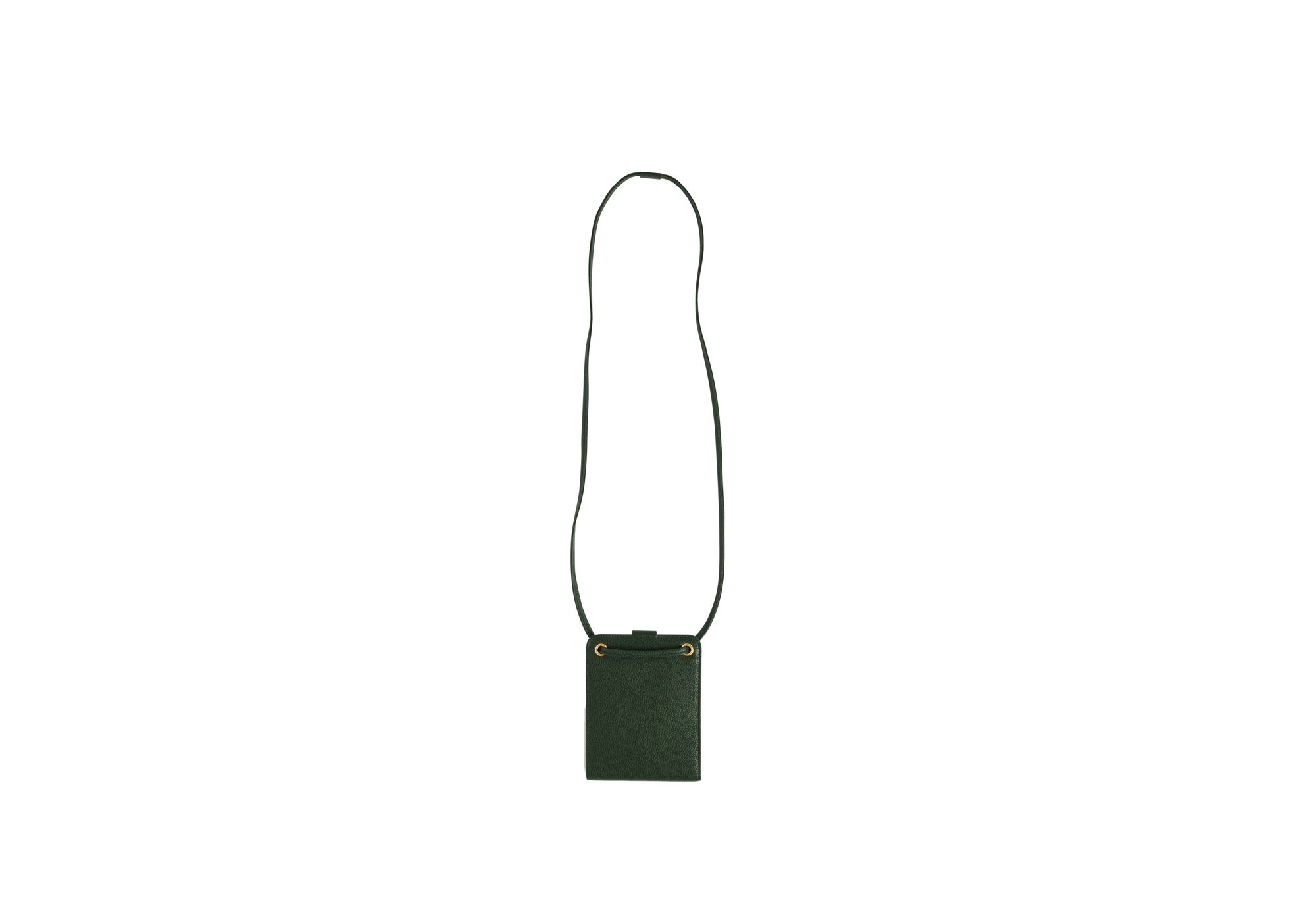 PALACE LEATHER HANGING WALLET GREEN - 5